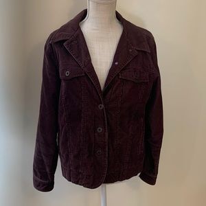 L.L. Bean Brown corduroy jacket with cotton lining